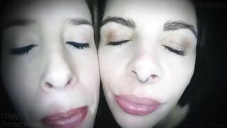 Tongue Play Between Friends