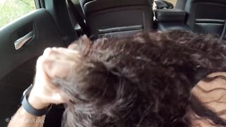 Horny Girlfriend Wants To Get Fucked In The Backseat Of The Car – Amateur couple